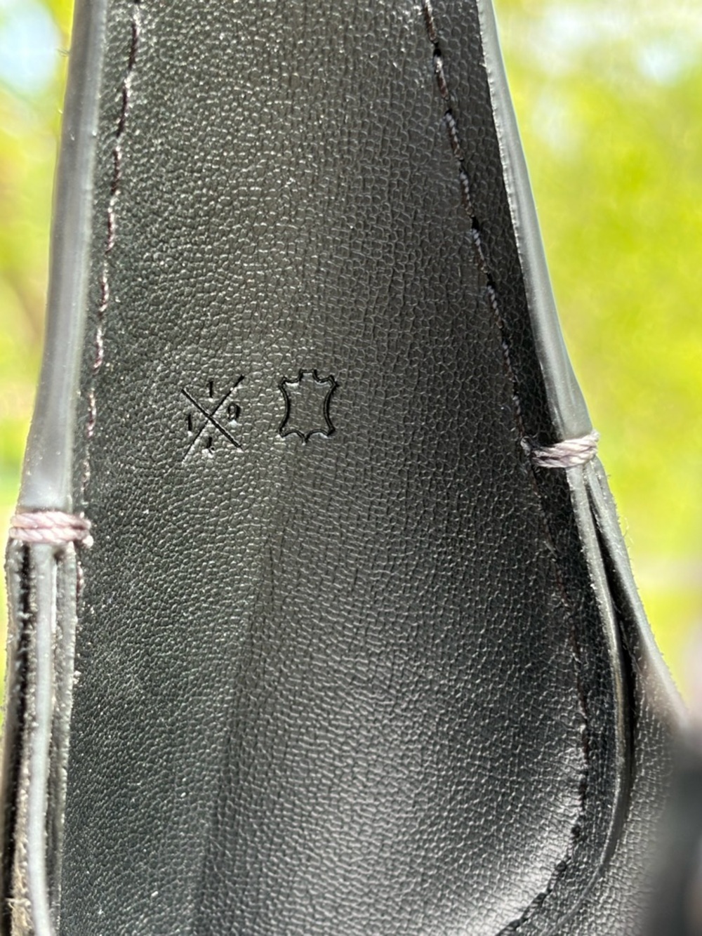 Coach Brooklyn 28 Shoulder Bag Croc Embossed Black Suede NWOT - Picture 8 of 17